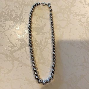 Graduated ball sterling Tiffany @ Co. necklace